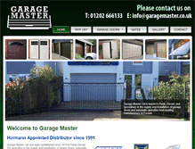 Tablet Screenshot of garagemaster.co.uk